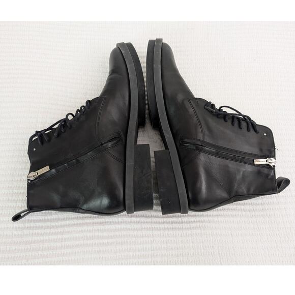 Clergerie Black Leather Radio Boot - Picture 6 of 16
